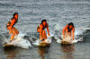 Emiley learns to surf!