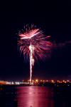 Fireworks over Fort McHenry