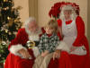 Conor, Santa and Mrs. Claus